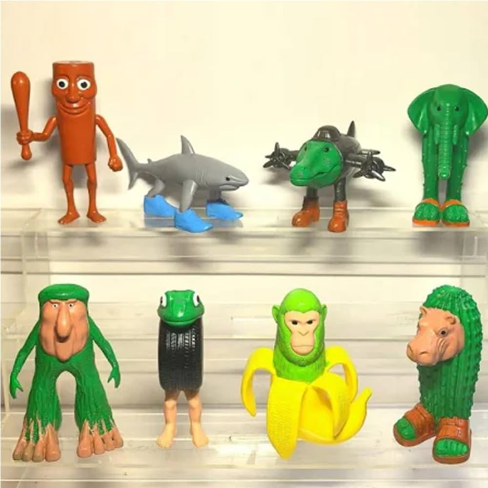 Tralalero Tralala Action Figure,Tung Tung Tung Sahur, BRR BRR Patapim,Collectible Animals Figurine Doll Gifts for Fans (Pack of 3) Italian Brainrot
