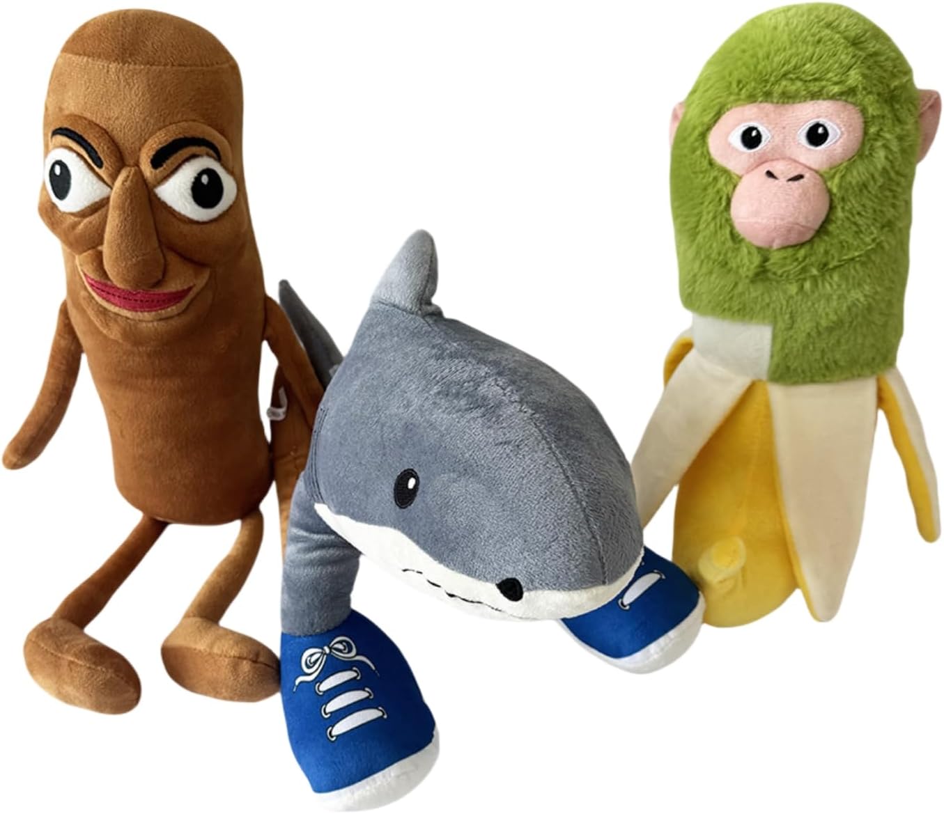 AI-Crafted Italian Brainrot Animals Plush,12″ Brainrot Evolution Plushie - Soft, Collectible, Memetic Home Accent (Tung Tung Tung Sahur)