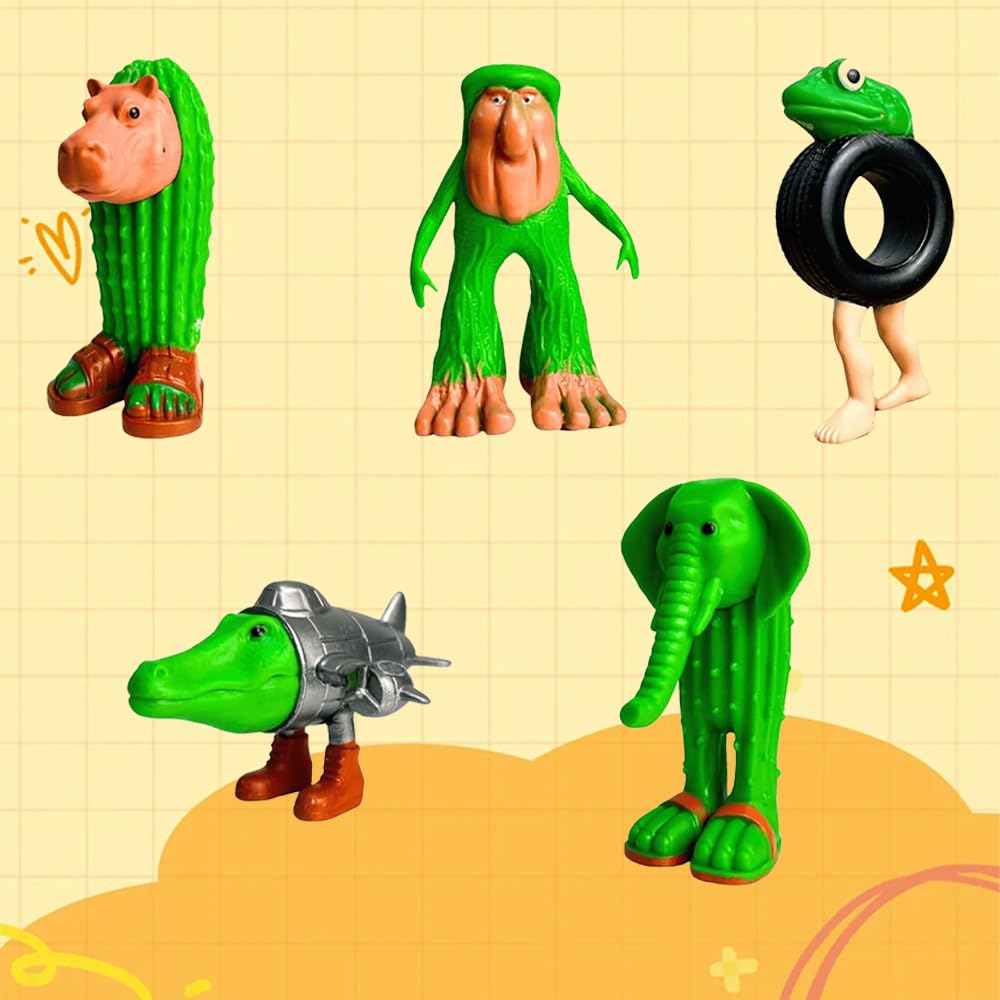 Tralalero Tralala Action Figure,Tung Tung Tung Sahur, BRR BRR Patapim,Collectible Animals Figurine Doll Gifts for Fans (Pack of 3) Italian Brainrot
