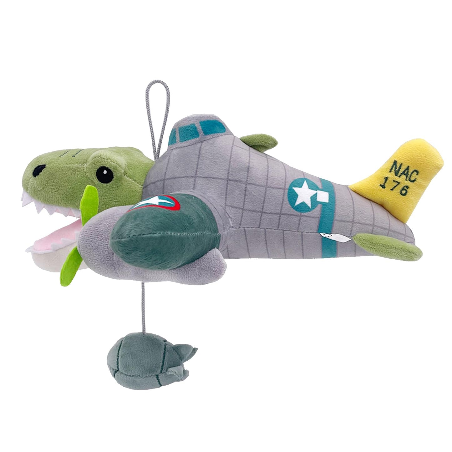 Italian Brainrot Plushies, 12" Funny Bombardiro Crocodilo Plush Toy for Fan Collectors, Soft Stuffed Meme Dolls for Home Decor & Funny Gift Ideas Italian Brainrot