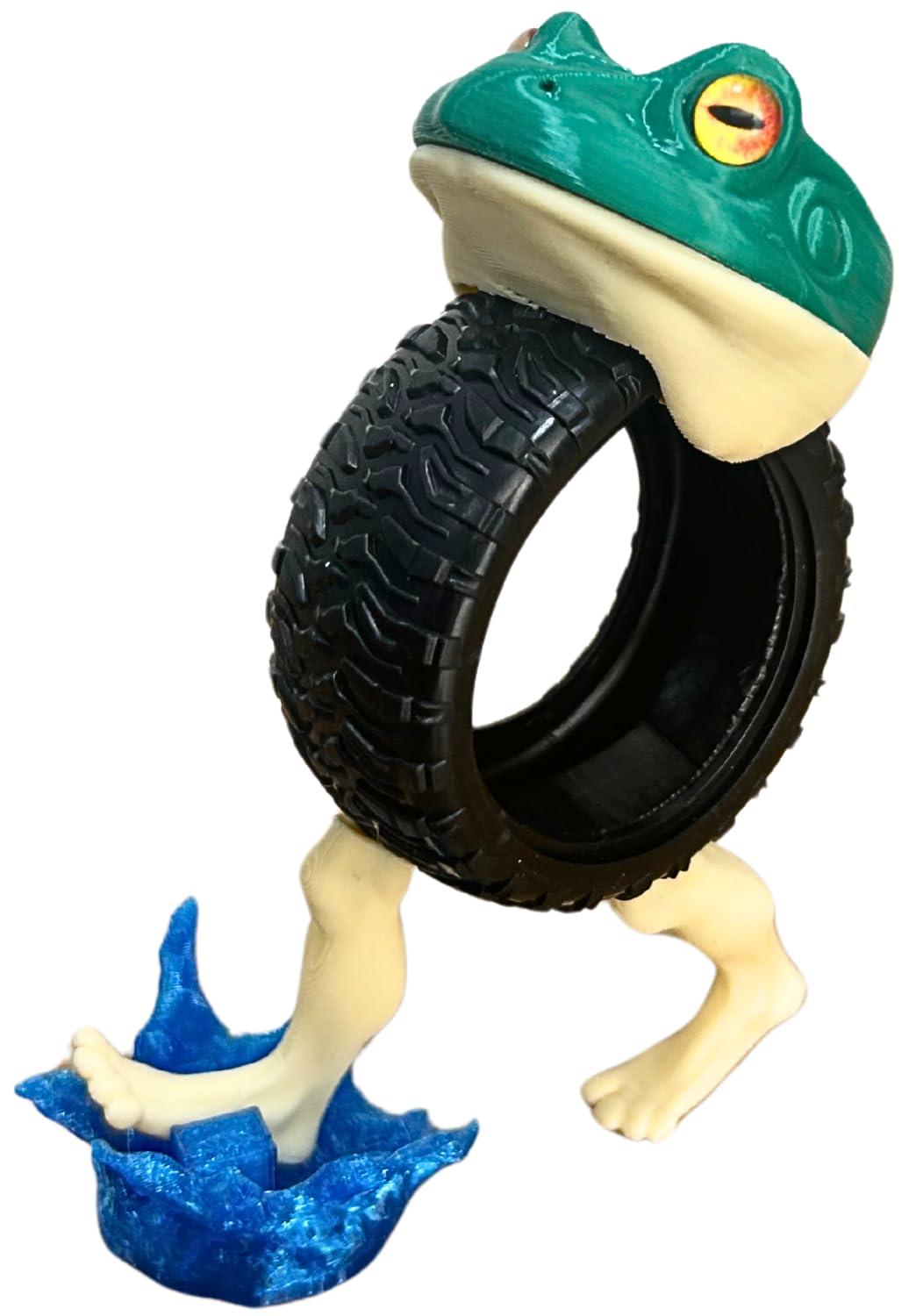 Tralalero Tralala Decoration, Meme Shark Figurines, Creative 3D Italian Brainrot Shark in Sneakers, Collectible Figurine Gifts for Fans (White) Italian Brainrot