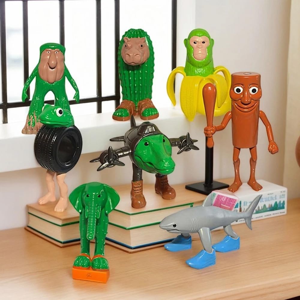 Tralalero Tralala Action Figure,Tung Tung Tung Sahur, BRR BRR Patapim,Collectible Animals Figurine Doll Gifts for Fans (Pack of 3) Italian Brainrot