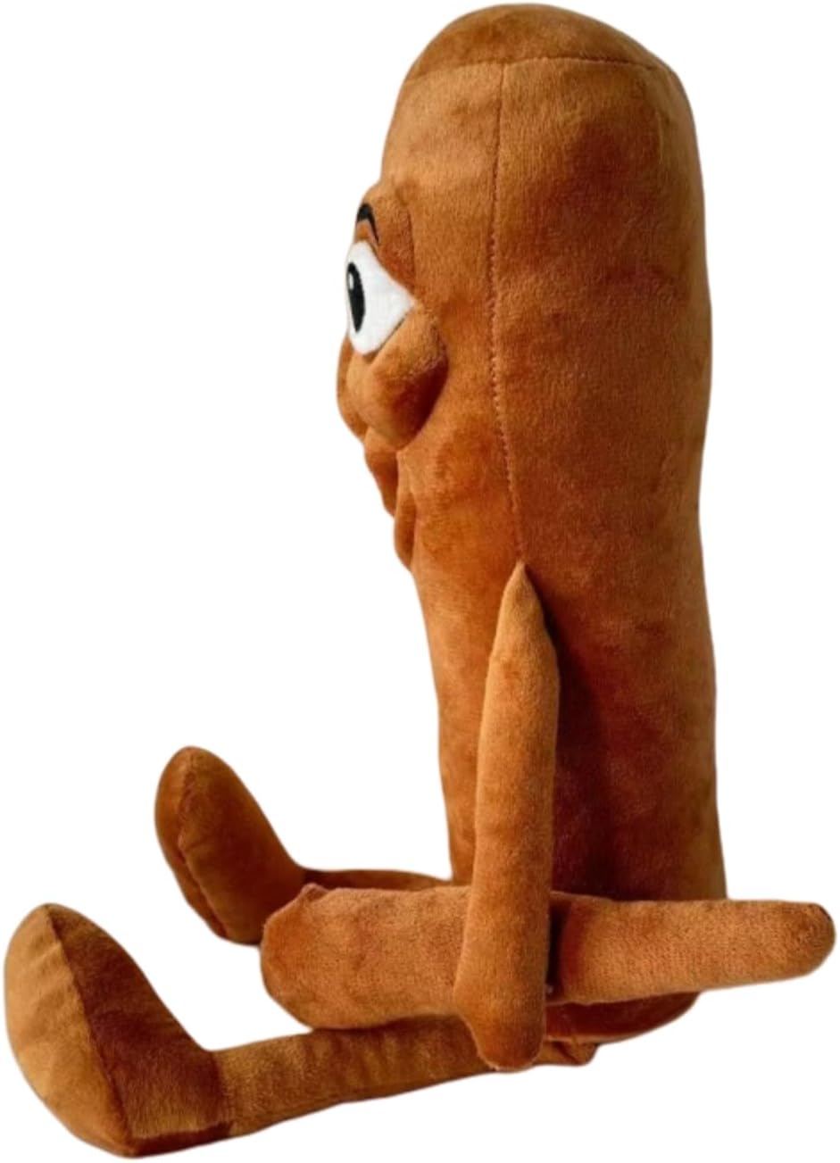 AI-Crafted Italian Brainrot Animals Plush,12″ Brainrot Evolution Plushie - Soft, Collectible, Memetic Home Accent (Tung Tung Tung Sahur)