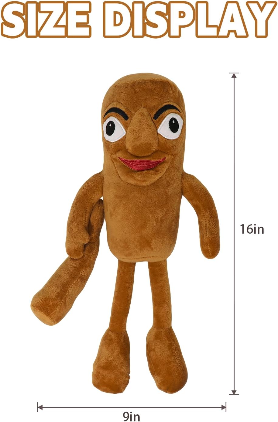 Italian Brainrot Tung Tung Tung Sahur 18inch Tung Tung Tung Sahur Toy Gift,Cute Stuffed Figure Doll for Kids and Adults Inspired Plush Toy