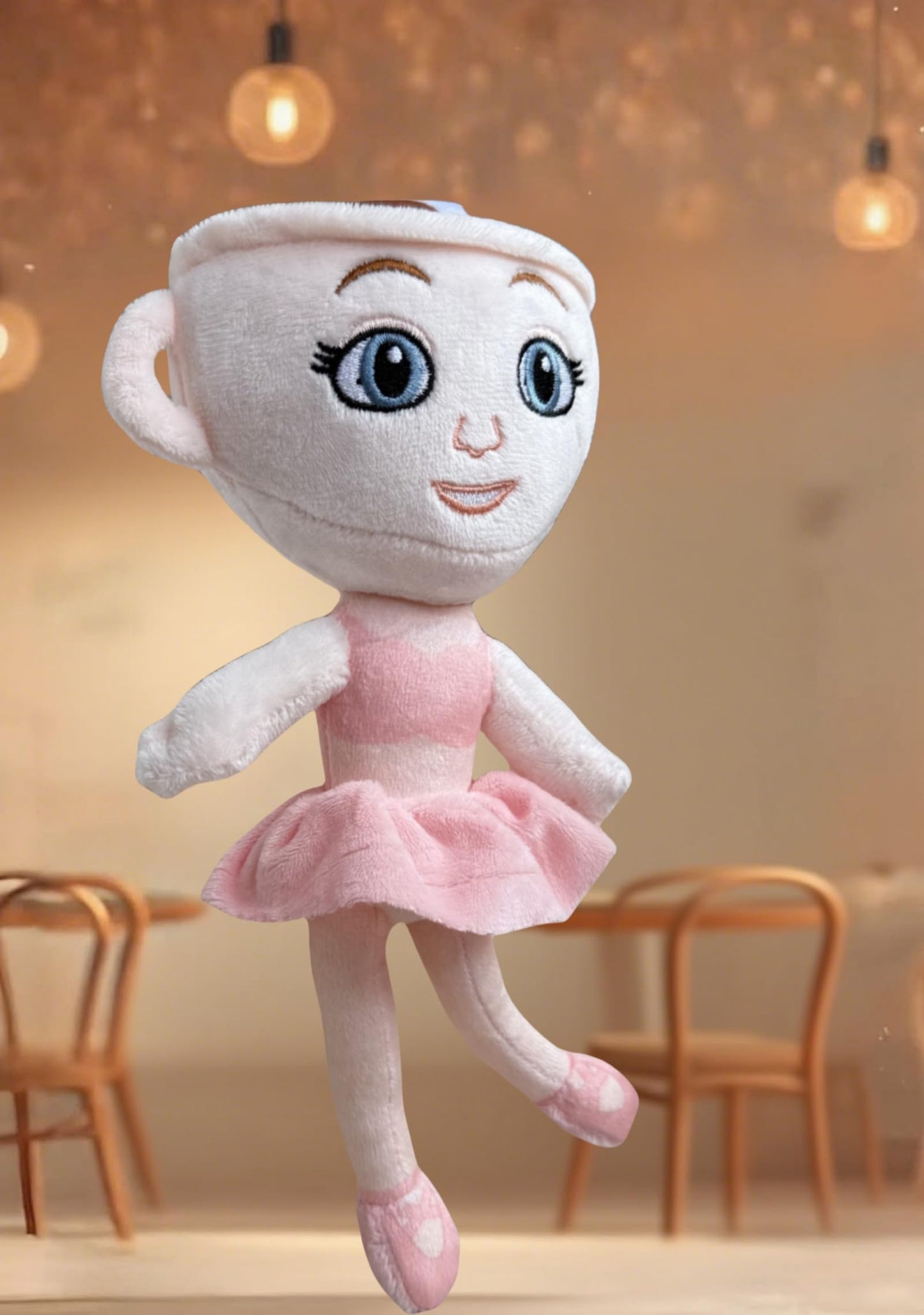AI-Crafted Italian Brainrot Animals Plush,10″ Brainrot Evolution Plushie - Soft, Collectible, Memetic Home Accent (Ballerina Cappuccina) Italian Brainrot