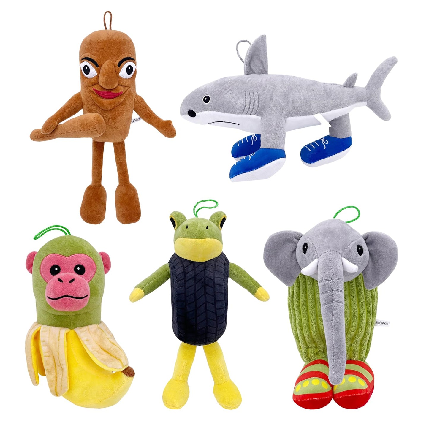 Italian Brainrot Plushies, 12" Funny Bombardiro Crocodilo Plush Toy for Fan Collectors, Soft Stuffed Meme Dolls for Home Decor & Funny Gift Ideas Italian Brainrot