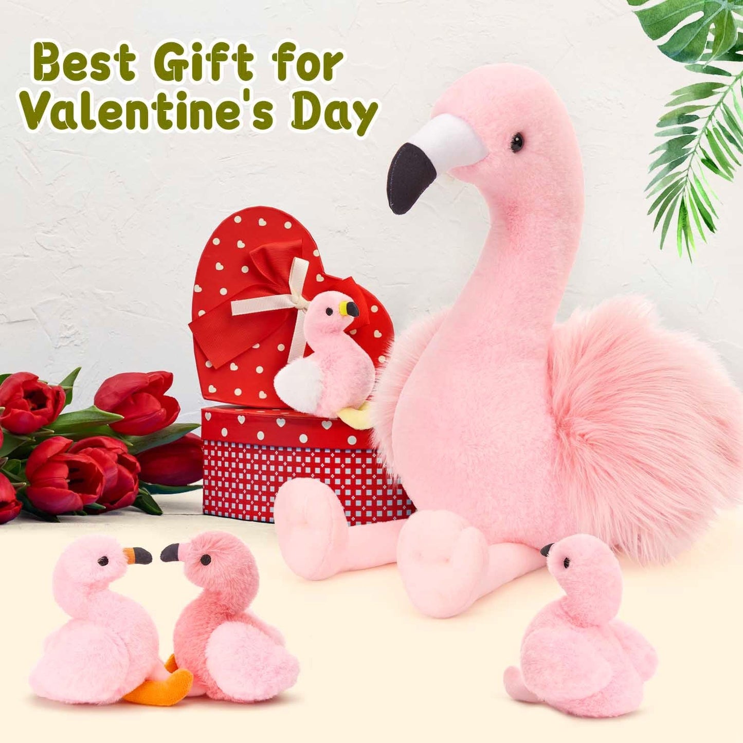 MorisMos Plush Alligator Stuffed Animal with Babies,23.6'' Mommy Stuffed Alligator with 3 Baby Crocodile Animals & 3 Plush Eggs,Lifelike Crocodile Toys for Kid 3-5 Birthday Decor