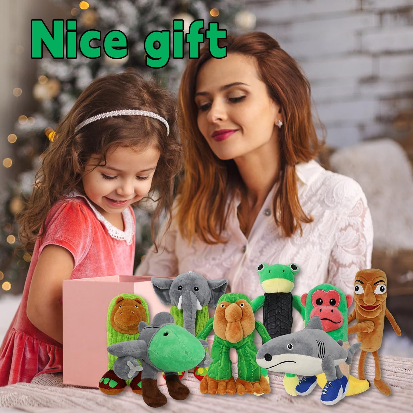 Italian Brainrot,Tung Tung Tung Sahur Plushies Toy 9inch for Fans Gift, Soft Stuffed Animal Pillow for Home Kids' Bedroom Decor, Birthday Christmas Choice for Boys Girls(Crocodile Plane) Italian Brainrot