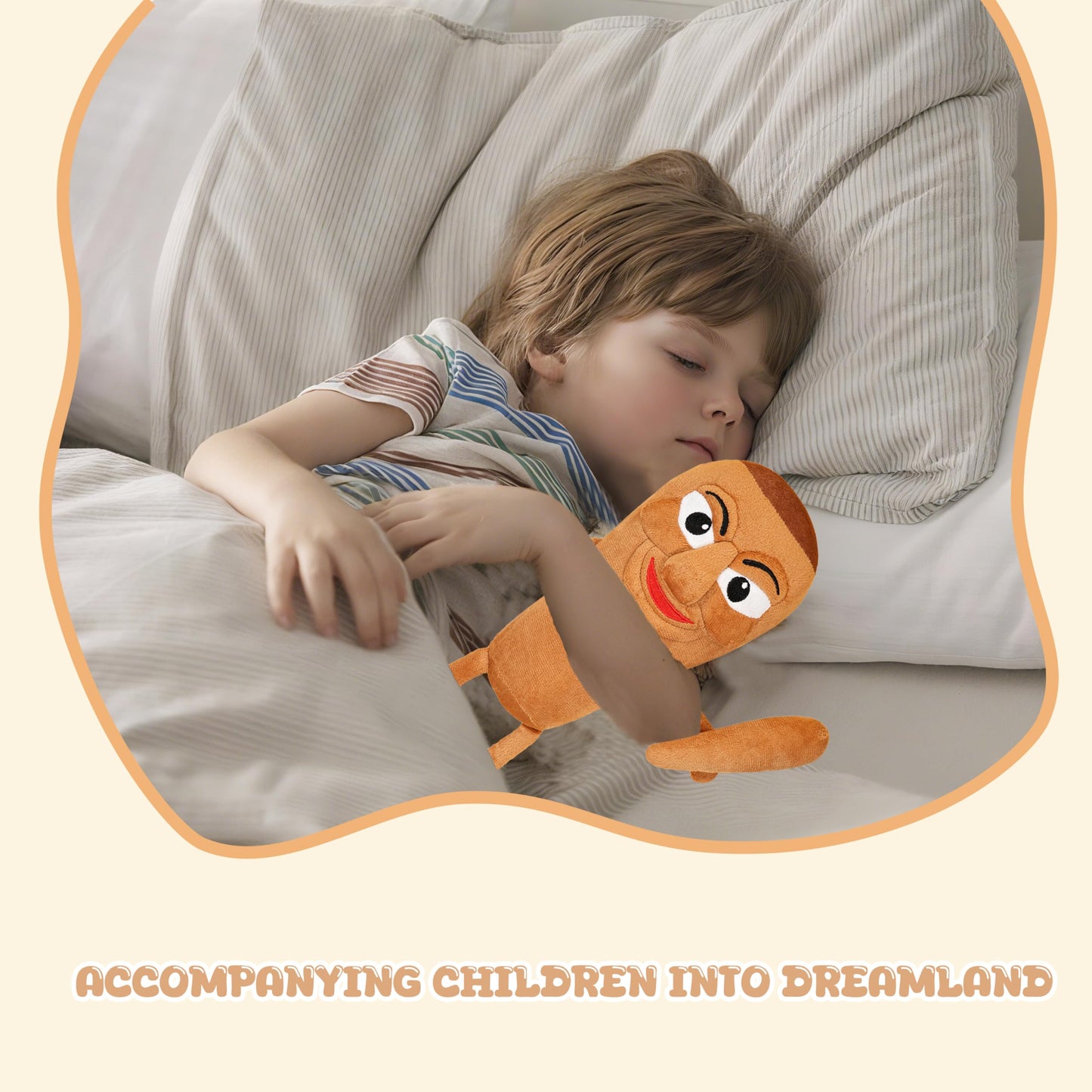 nurie Italian Brainrot Plush Toy, 9 Inch Burbaloni Lulilolli Fun Room Decoration Brainrot Toys, The Ideal Choice for Fans and Kids Italian Brainrot