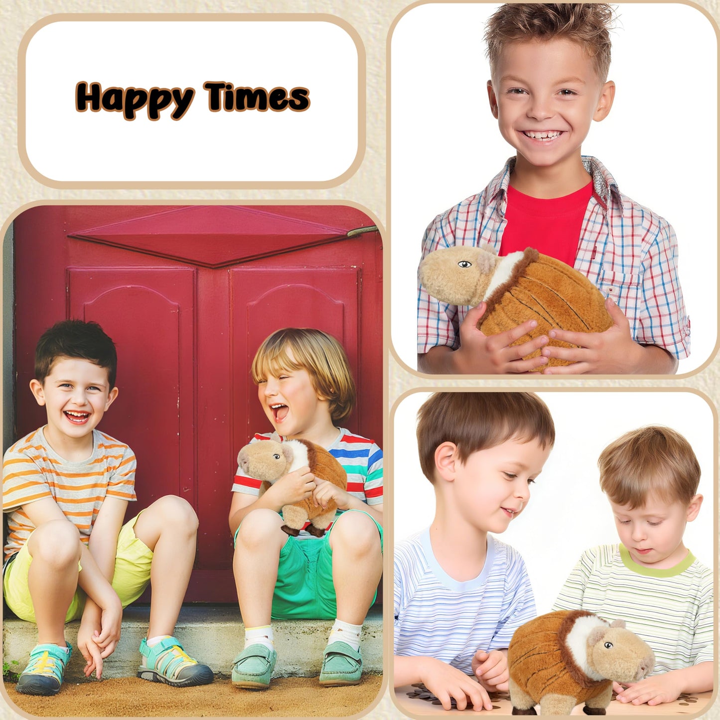 nurie Italian Brainrot Plush Toy, 9 Inch Burbaloni Lulilolli Fun Room Decoration Brainrot Toys, The Ideal Choice for Fans and Kids Italian Brainrot