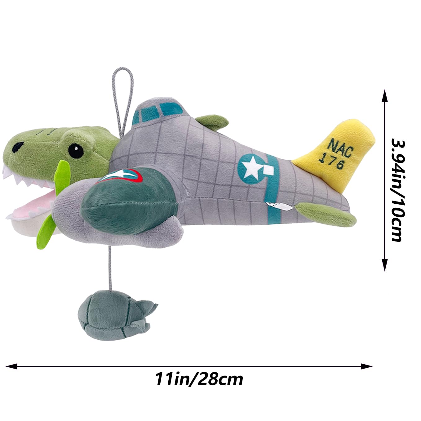 Italian Brainrot Plushies, 12" Funny Bombardiro Crocodilo Plush Toy for Fan Collectors, Soft Stuffed Meme Dolls for Home Decor & Funny Gift Ideas Italian Brainrot