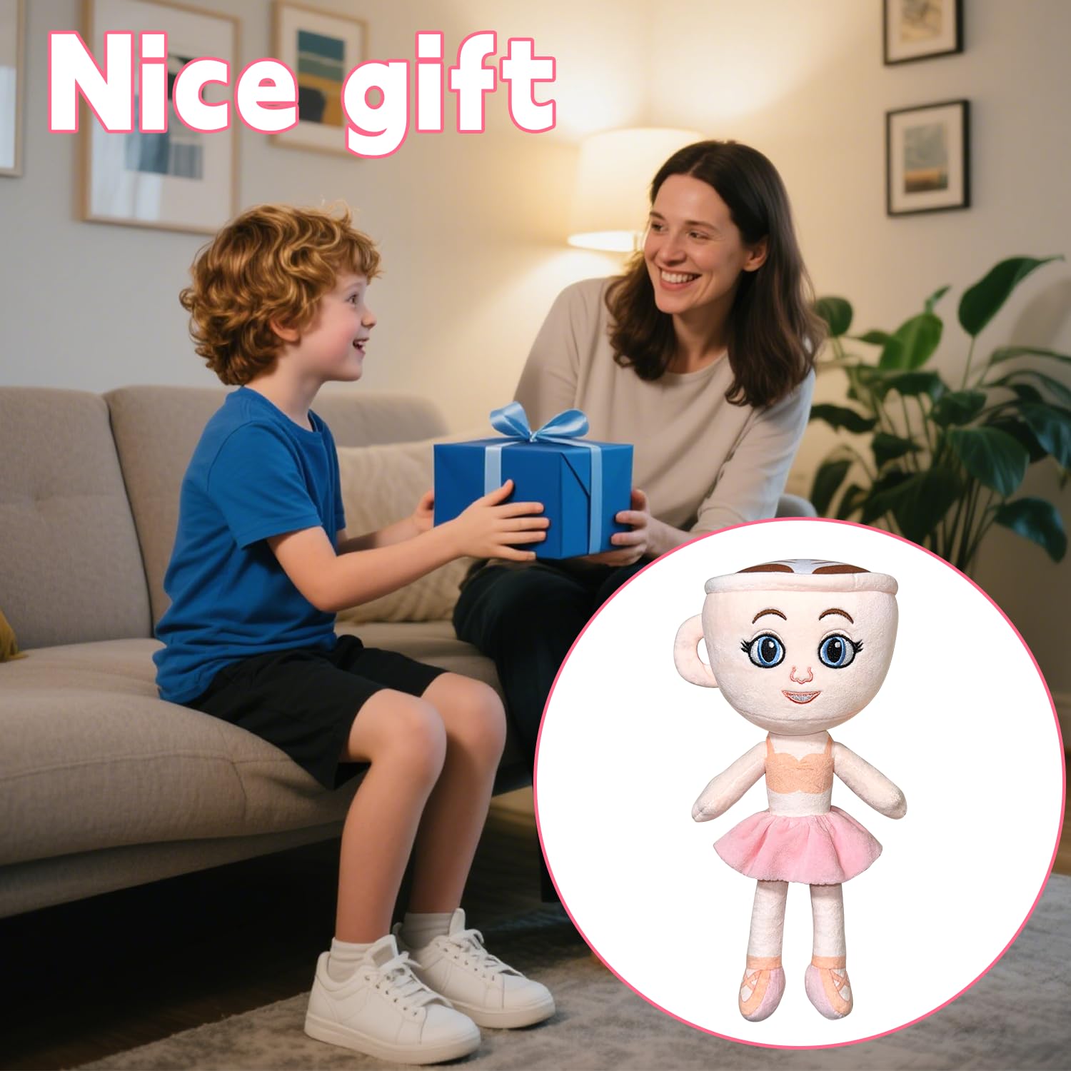 Italian Brainrot Inspired Plush Toy 13 Inches Tralalero Tralala Plush Soft Stuffed Meme Dolls for Collectors, Aesthetic Décor & Funny Gift Ideas(Upgraded from Previous 9 Inch Size) Italian Brainrot