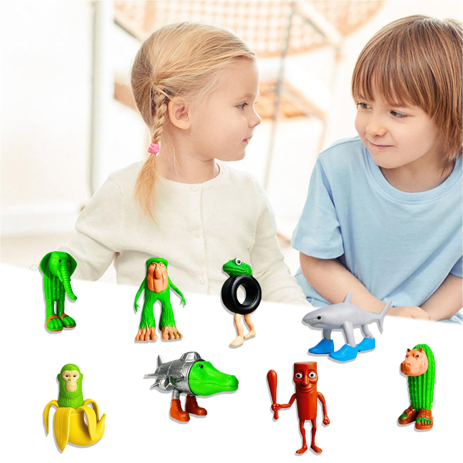 Tralalero Tralala Action Figure,Tung Tung Tung Sahur, BRR BRR Patapim,Collectible Animals Figurine Doll Gifts for Fans (Pack of 3) Italian Brainrot