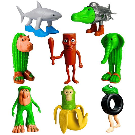 Tralalero Tralala Action Figure,Tung Tung Tung Sahur, BRR BRR Patapim,Collectible Animals Figurine Doll Gifts for Fans (Pack of 3) Italian Brainrot