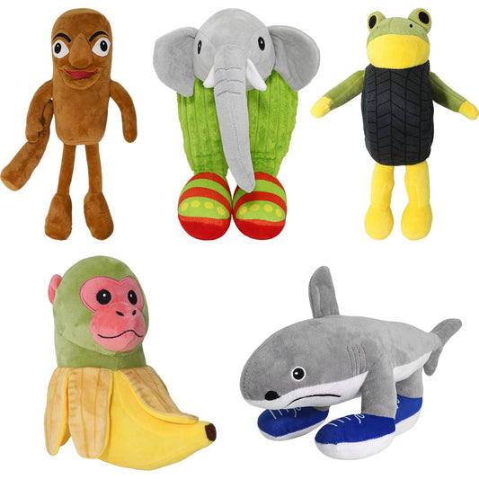 Italian Brainrot Inspired Plush Toy 13 Inches Tralalero Tralala Plush Soft Stuffed Meme Dolls for Collectors, Aesthetic Décor & Funny Gift Ideas(Upgraded from Previous 9 Inch Size) Italian Brainrot