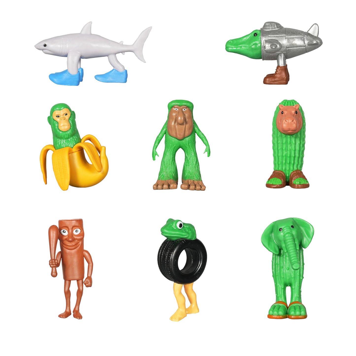 14 Pcs Italian Brainrot Action Figures,Cute Italian Brainrot Toy Cartoon Cake Toppers Birthday Decorations Gift for Game Fans Office Room Figurine Decor Italian Brainrot