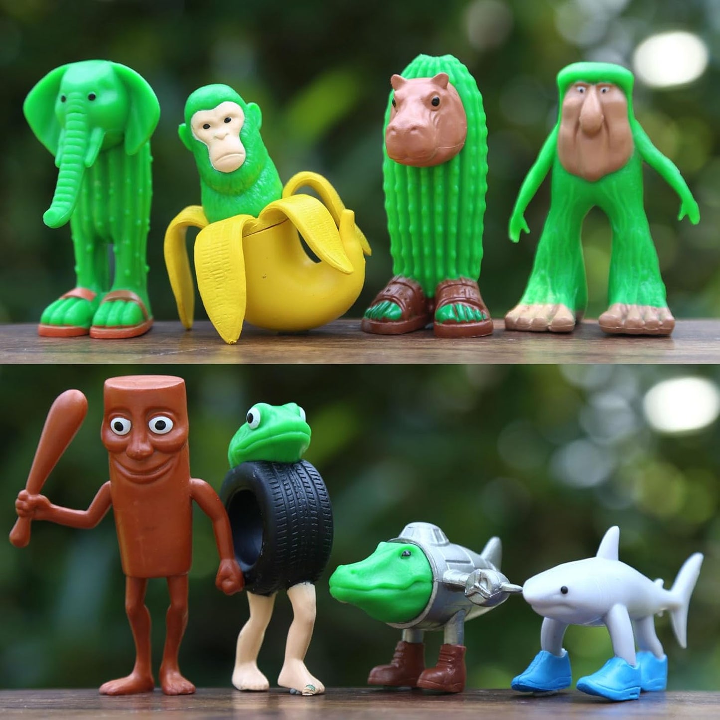 8Pcs Italian Brainrot Toys, Tralalero Tralala Toy - Collectible Animals Figurine Doll Gifts for Fans Italian Brainrot