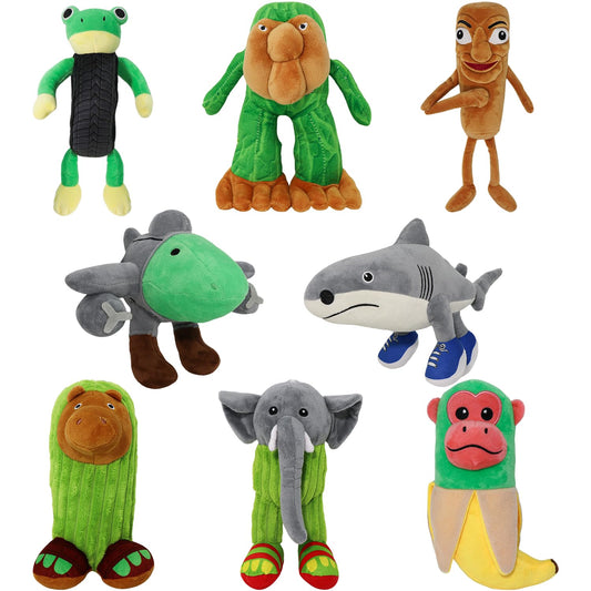 Italian Brainrot,Tung Tung Tung Sahur Plushies Toy 9inch for Fans Gift, Soft Stuffed Animal Pillow for Home Kids' Bedroom Decor, Birthday Christmas Choice for Boys Girls(Crocodile Plane)