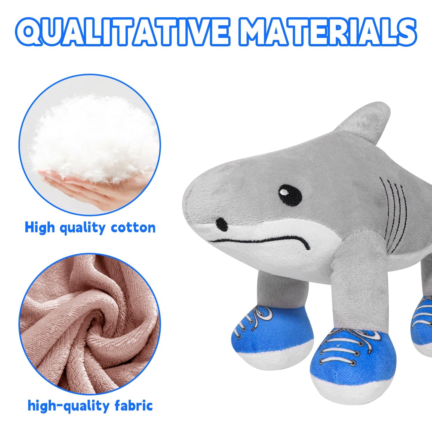 Italian Brainrot Inspired Plush Toy 13 Inches Tralalero Tralala Plush Soft Stuffed Meme Dolls for Collectors, Aesthetic Décor & Funny Gift Ideas(Upgraded from Previous 9 Inch Size) Italian Brainrot